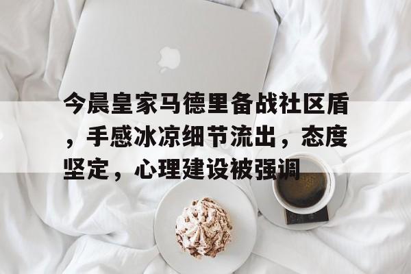 体育赛事-今晨皇家马德里备战社区盾,手感冰凉细节流出,态度坚定,心理建设被强调(德剧druck第七季)